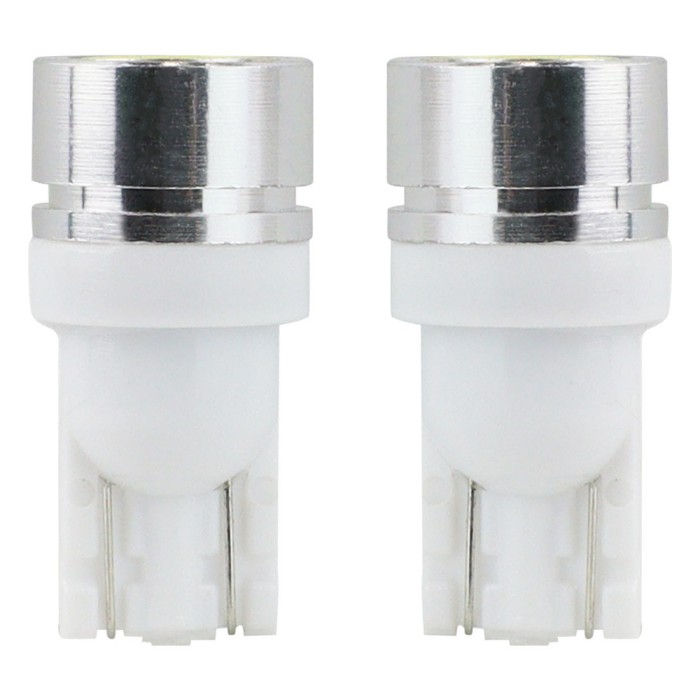 Bec de pozitie tip LED T10 W2.1x9.5 W5W, 12V, 1 LED SMD 1W, culoare alb, AMIO, set 2 buc AutoDrive ProParts