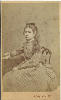 AMS* - FOTO CDV J. LOWY, WIEN 1871 foto