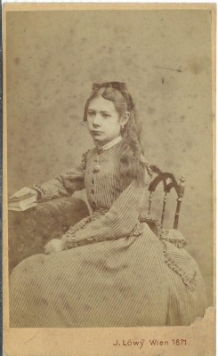 AMS @ - FOTO CDV J. LOWY, WIEN 1871 foto