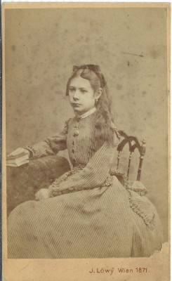 AMS* - FOTO CDV J. LOWY, WIEN 1871 foto