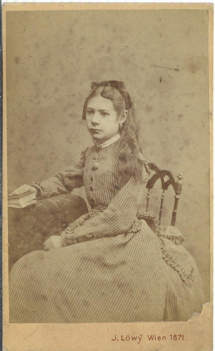 AMS* - FOTO CDV J. LOWY, WIEN 1871