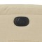 Fotoliu rabatabil electric, crem, material textil - 10
