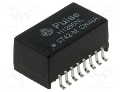 Transformator Ethernet SMD 1,1dB PULSE foto