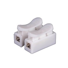 Conector rapid de legatura elSales ELS-CH202 , pentru 2 fire , alb