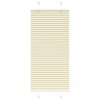 Jaluzea plisată crem 60x150 cm, poliester, montaj cu/fără găurire