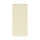 vidaXL Jaluzea plisată Crem 55x150 cm Lățime țesătură 54,4 cm