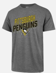 Pittsburgh Penguins tricou de bărbați 47 Echo gray - XL