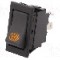 Intrerupator OFF-ON, 2 pozitii, SPST, SCI - R13-220BA-01-BBY