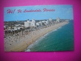 HOPCT 7635 PLAJA LAUDERDALE FLORIDA -SUA-AMERICA DE NORD -CIRCULATA, Printata