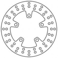 Disc frână fix spate, 220/89x5mm 5x110mm, diametru gaură de centrare 10,5mm compatibil: SUZUKI GSX-R, SV, TL 1000/1000A/1000R/1000S/600/650/650S/750 1