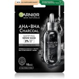 Garnier Pure Active mască textilă neagră, cu extract din alge marine 28 g