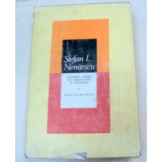 ISTORIA ARTEI CA FILOSOFIE A ISTORIEI-STEFAN I. NENITESCU 1985