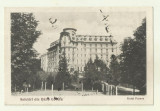 cp Govora : Hotel Palace - circulata 1925, timbre