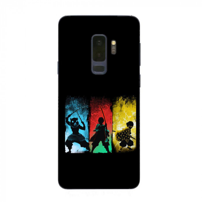 Husa compatibila cu Samsung Galaxy S9 Plus Silicon Gel Tpu Model Demon Slayer Team