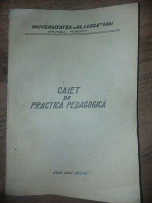 Caiet de practica pedagogica foto