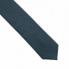 Cravata slim, Onore, gri inchis, microfibra, 145 x 6 cm, model uni, Geometric
