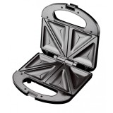 Sandwich-maker Floria ZLN-4304, Negru, 750 W, Placi antiaderente model triunghi