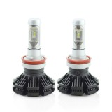 Cumpara ieftin Set 2 Becuri Auto LED H8 pentru Faruri, 12-24V, 4000 Lumeni Super White, Utilizare Off-Road, Carguard