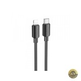 Cablu Date si Incarcare USB-C - Lightning HOCO X96 20W 1m Negru