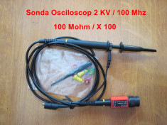 Sonda de osciloscop, inalta tensiune 100: 1/ ( 2 Kv) / 100 Mhz foto