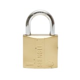 Lacat auriu 32 mm cu 3 chei, corp metalic pentru dulapuri si porti