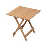 Cumpara ieftin Masa pliabila bambus natur Denice 58x58x60 cm