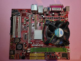 Placa de baza PC cu procesor INTEL 1,8 - LGa 775 - MSI MS7255, DDR2, Contine procesor