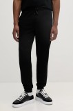 Armani Exchange pantaloni de trening barbati, culoarea negru, neted, XM000373 AF10818