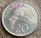 C50 - Moneda foarte veche - Singapore - 20 centi - 2009