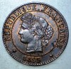 F.097 FRANTA CERES 1 CENTIME 1895 A XF/AUNC, Europa, Bronz
