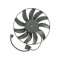 GMV ventilator radiator Audi A3 (8P), 2003-2013, Seat Altea, leon 1P, Toledo 5P, Skoda octavia 1Z, VW Caddy, Golf 5; Golf 5 Plus, Golf 6; Jetta, Tour