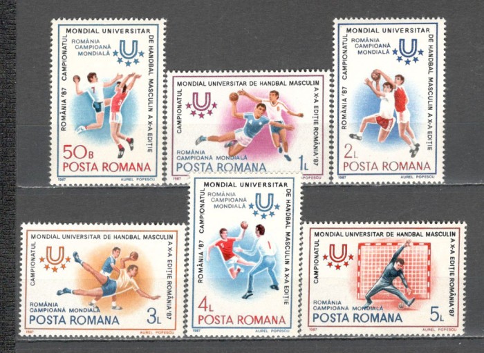 Romania.1987 C.M. universitar de handbal ZR.803