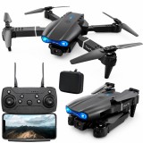 Drona cu Telecomanda, Camera Video, WiFi, Mentinere Altitudine, Rotire 360&deg;, Pliabila, Aplicatie Telefon, USB, Geanta, 2 Baterii, Negru