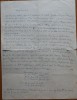 Scrisoare consistenta Pastorel ( Al. O. Teodoreanu ) , 4 foi mari