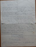 Scrisoare consistenta Pastorel ( Al. O. Teodoreanu ) , 4 foi mari