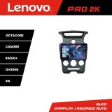 Navigatie Kia Carens 2006-2012 clima automata Android radio gps internet 8 core QLED 2K 12+256 360 Lenovo