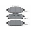 Placute frana Jeep Commander (Xk Xh) 09.05-12.10, Commander Van (Xh) 09.05-12.10, Grand Cherokee 3 (Wh Wk) 10.04-10.11, Fata, TEXTAR
