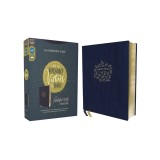 Niv, Radiant Virtues Bible: A Beautiful Word Collection, Leathersoft, Navy, Red Letter, Comfort Print