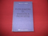 Ion C.Carac - Introducere in semantica propozitiei - Dedicatie