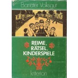 Reime, R&auml;tsel, Kinderspiele - Banater Volksgut