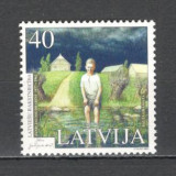 Letonia.2002 Scriitori:J.Jaunsudrabnis-Ilustratie GL.80, Nestampilat