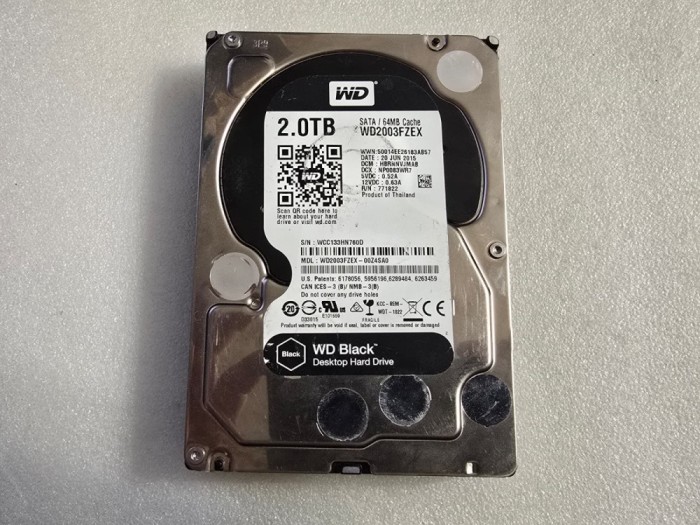 Hard disk desktop Western Digital WD Black 3.5 2TB 7200rpm 64MB SATA3 (WD2003FZEX)
