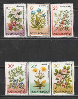 Romania 1993 - #1310 Plante Medicinale 6v MNH foto