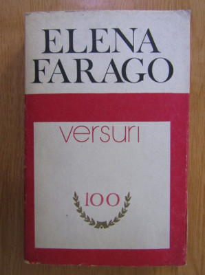 Elena Farago - Versuri (1978, editie cartonata) foto