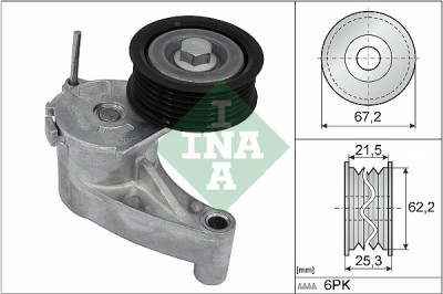 INA 534 0710 10 Intinzator curea, curea distributie foto