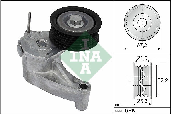 INA 534 0710 10 Intinzator curea, curea distributie