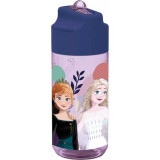 Cumpara ieftin Sticla plastic cu pai fara BPA Frozen 430 ml