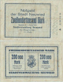 1923 ( 1 VIII ) , 200,000 mark - Neuwied ( Germania )