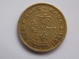 10 cents 1961 HONG KONG, Asia