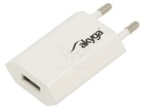 Alimentator Pulsatoriu AKYGA 5VDC 1A Plug-in Alb AK-CH-03WH
